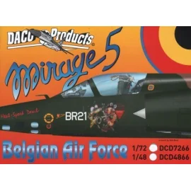 Belgian Air Force Mirage 5 Stencilling - inimitable zappings