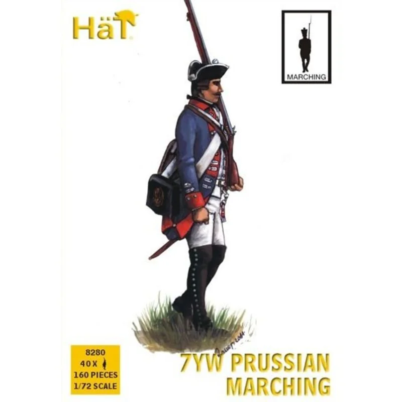 Prussian Infantry Marching Seven Years War/7YW