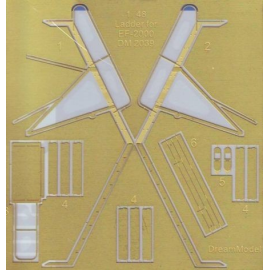 Ladder for Eurofighter EF- 2000A Typhoondesigned to be used with Hasegawa kits