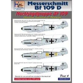 Messerschmitt Bf 109D Invasion to Norway , Nachtjagdgruppe Messerschmitt Bf 109, Pt.4