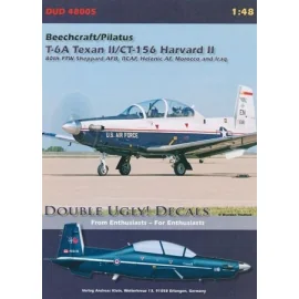 Beechcraft T-6 Texan II /CT-152 Harvard II Decals for 80th FTW Sheppard AFB RCAF Helenic AF Morocco Iraq