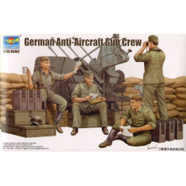 German Anti-Aircraft Gun Crew Figure