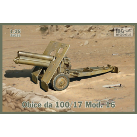 Obice da 100/17 Mod. 16 (Italian Version of Skoda 100mm Howitzer) (optional metal barrel included) Model kit