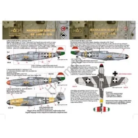 Messerschmitt Bf 109F-4/b part II.(white 1+ - Luftwaffe, V0+39 Heppes Aladár, V-+12)