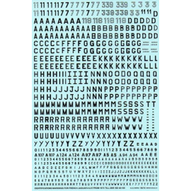 Identifications markings for French Sepecat Jaguar A - E from 1973 till 2005