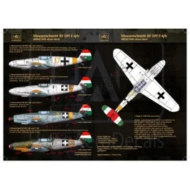 Messerschmitt Bf 109F-4/b yellow 17, V-+03, V-+07, yellow 7