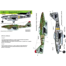 Messerschmitt Me 262A-1 (Luftwaffe black L, white 17)