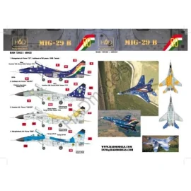 Mikoyan MiG-29 (Hungarian 1938-1998 jubileum - Indian KB707 - Iran 36103) reprint