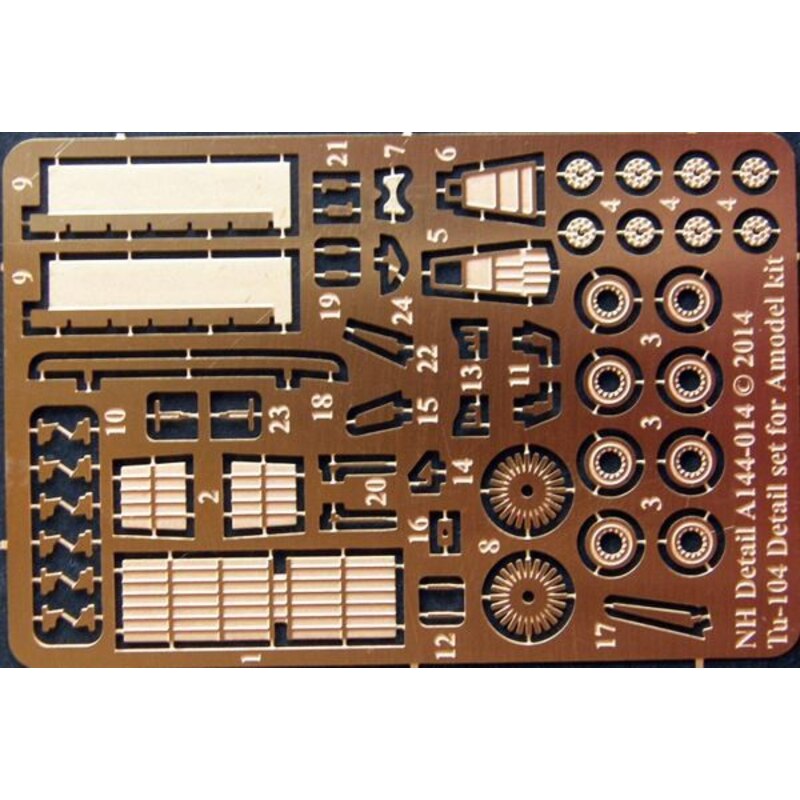 Tupolev TU-104A Detail Set (designed to be used with A Model kits AMU14450)