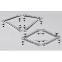 Triangle front / rear aluminum