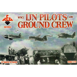 IJN pilots and ground crew (WWII) Figure