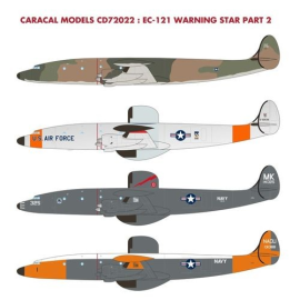 Lockheed EC-121 Warning Star Part 2: Our second EC-121 sheet oven the provides more options, two from two from USAF and Navy.