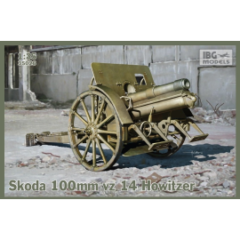 Skoda vz 14 100mm Howitzer Model kit