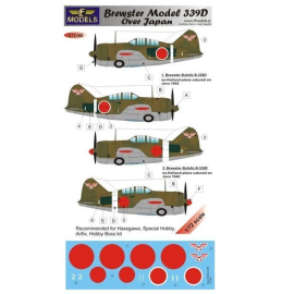Brewster B-339d over Japan (designed To Be Farming with Hasegawa, Special Hobby, Airfix and Hobby Boss kits)