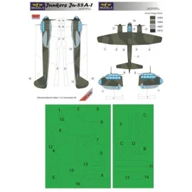 Masks for Junkers Ju-88A-1 (designed To Be Farming with Italeri kits)