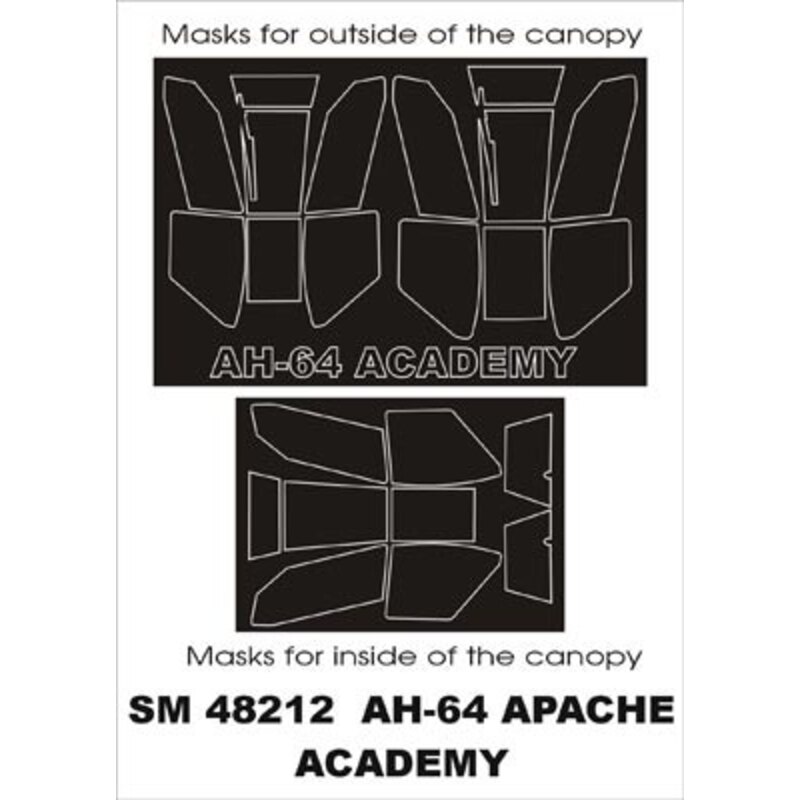 Hughes AH-64A Apache (exterior and interior) (designed To Be Farming with Academy kits)