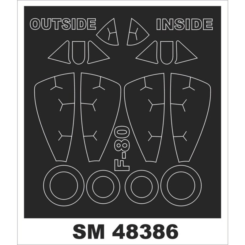 Lockheed F-80A (exterior and interior) (designed To Be Farming with HOBBY BOSS kits)