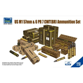 US M1 57mm & 6PR 7cwt (BR) Ammunition Set (Model kits x4)