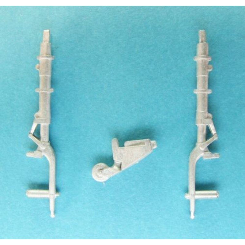 Mitsubishi A6M Zero Landing Gear (designed to Be Farming with the 2008 release Tamiya kits) (A6M3 / A6M5 3a / 5a)