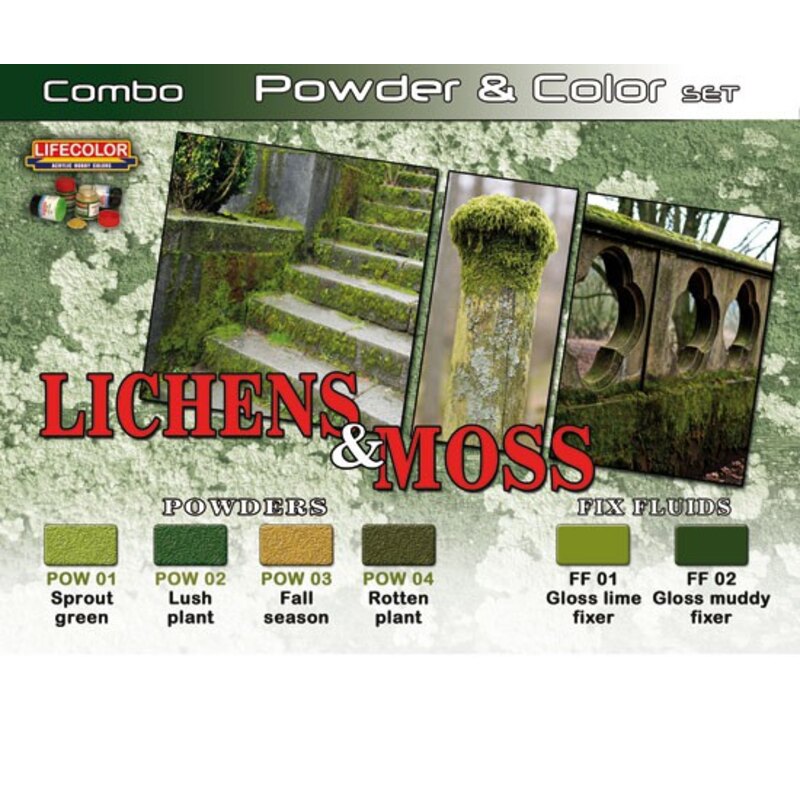 Set Lichens and Moss 