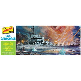 1/168 USS Carronade Inshore Fire Support Ship Model kit