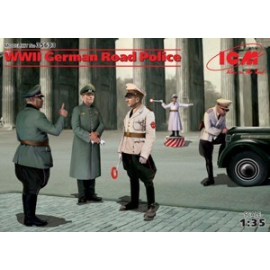 WWII German Road Police4 figures Historical figure