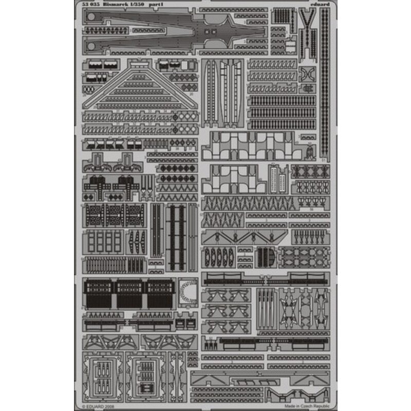 Bismarck (designed to be assembled with model kits from Revell)