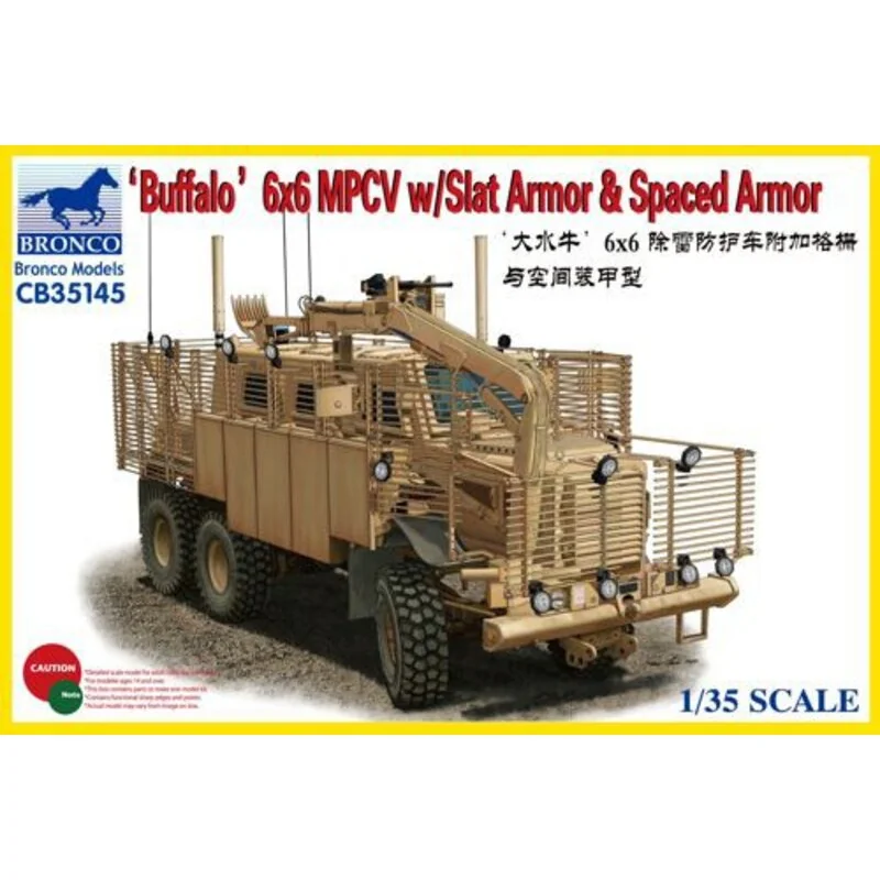 Buffalo 6x6 MPCV with Slat Armour & Spaced Armour