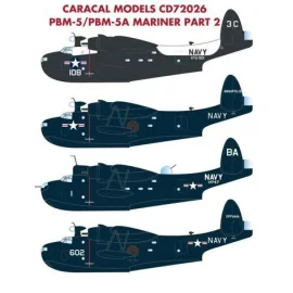 Martin PBM-5/PBM-5A Mariner - Part 2More US Navy marking options for the PBM-5/PBM-5A Mariner patrol bomber, designed for the ne