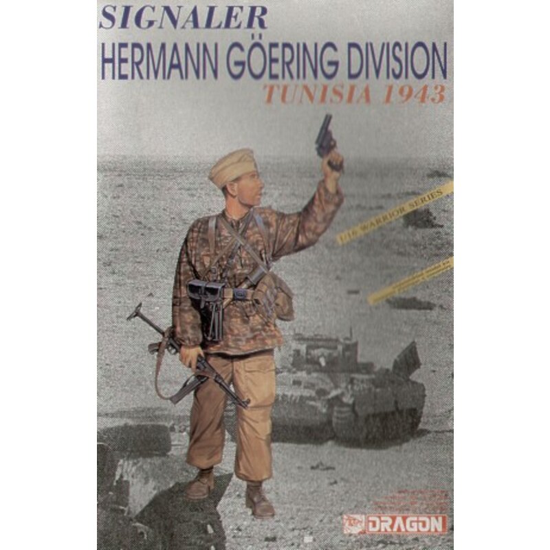 Signaller Hermann Goering Division Tunisia 1942 Figure