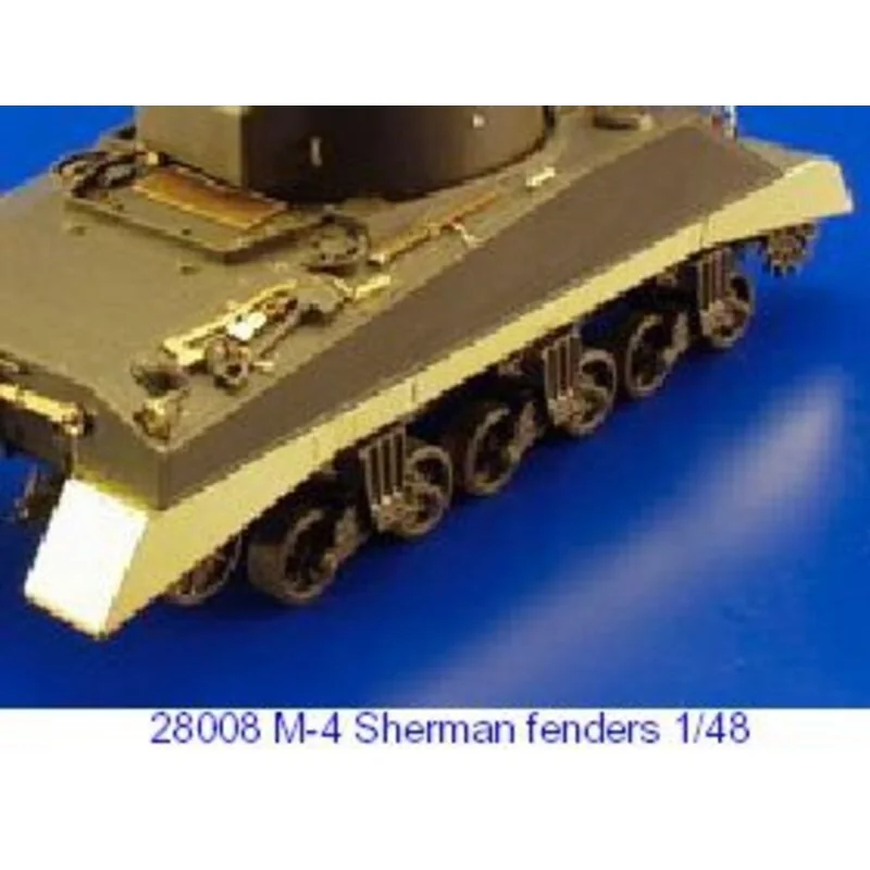 Sherman M4 fenders (designed to be assembled with model kits from Tamiya)