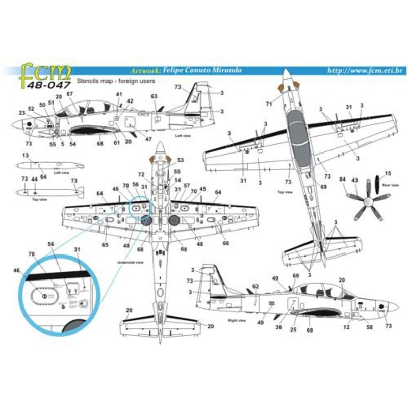 Embraer EMB-314 Super Tucano part 1 (Brazil, Indonesia, Mauritania, Rep. Dominicana & Burquina Faso)