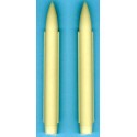 AS-37 Martel Missile Set - Two super-detailed units in resin - with etched brass detailing