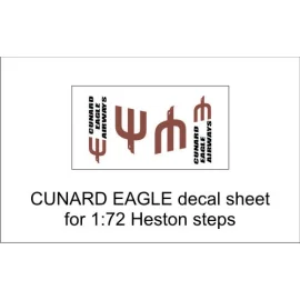 Cunard Eagle) decal sheet for 1:72 Heston steps. For more information on this product, please click on the link to go to the Air