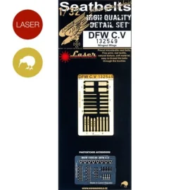 DFW.CV seat belts set (designed to be used with Wingnut Wings kits)