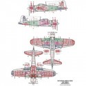 Mitsubishi A6M5/A6M5a Zero riveting set (designed to be used with Tamiya kits)