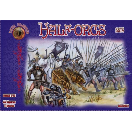 Half-orcs set 3 Figurines for role-playing game