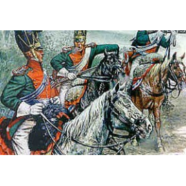 Napoleonic Bavarian Cavalry 12 mounted figures. Historical figure