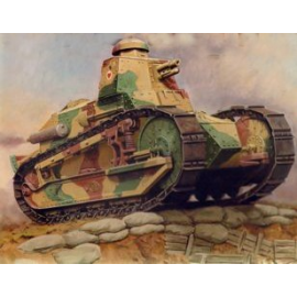French FT-17 Light Tank (Riveted Turret) Military model kit