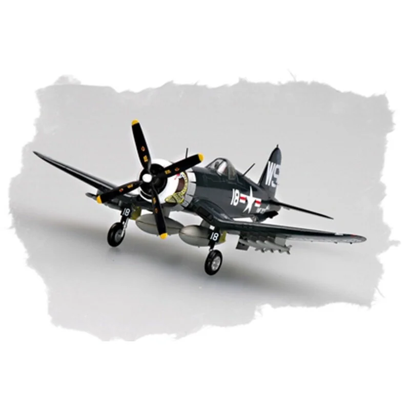 Vought F4U-4 Corsair Easy Build with 1 piece wings and lower fuselage 1 piece fuselage. Other parts as normal. Optional open/clo