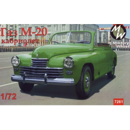 GAZ-M20 'Pobeda' cabriolet, Soviet car Model kit