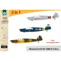 Messerschmitt Bf 108B/D Taifun DOUBLE KIT with (16 schemes including RAF, Luftwaffe, US Navy, Russia, Hungary, Czech etc)