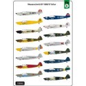 Messerschmitt Bf 108B/D Taifun DOUBLE KIT with (16 schemes including RAF, Luftwaffe, US Navy, Russia, Hungary, Czech etc)