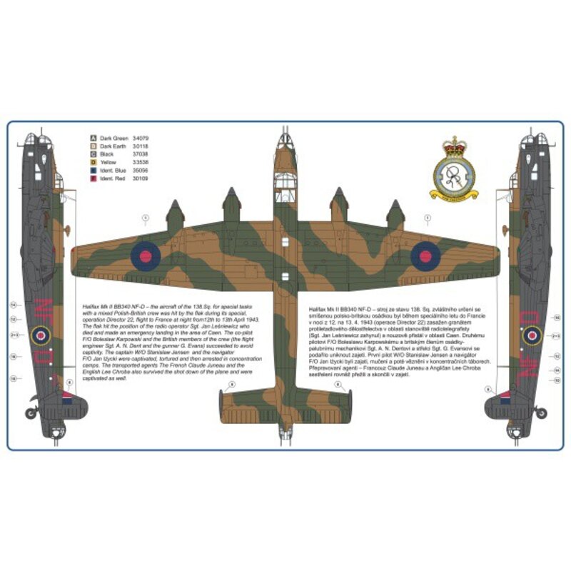 Handley-Page Halifax Mk.I/Mk.II in 138 Squadron RAF