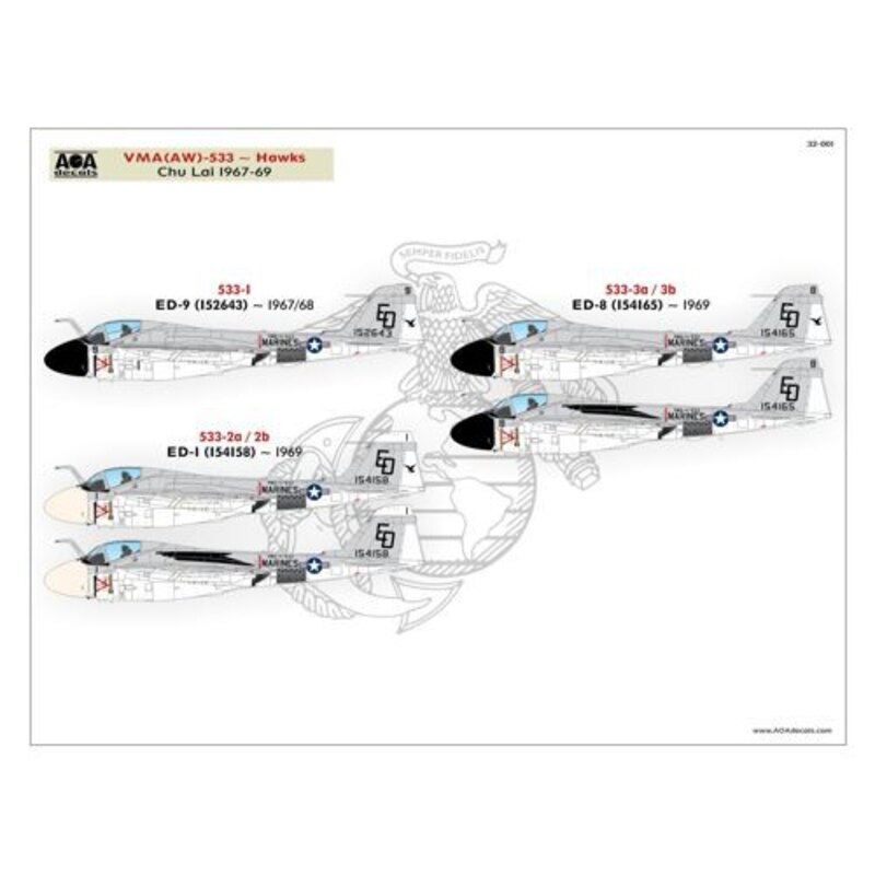 GRUMMAN INTRUDERS FROM THE BEACHUSMC A-6A Intruders in the Vietnam War