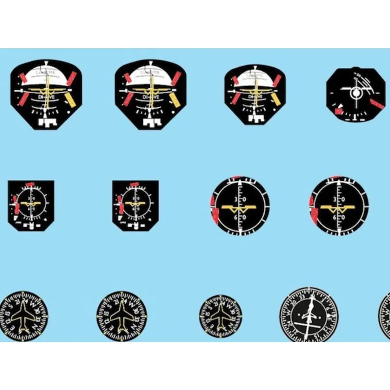 MODERN JETS Cockpit Instrument DecalsEach