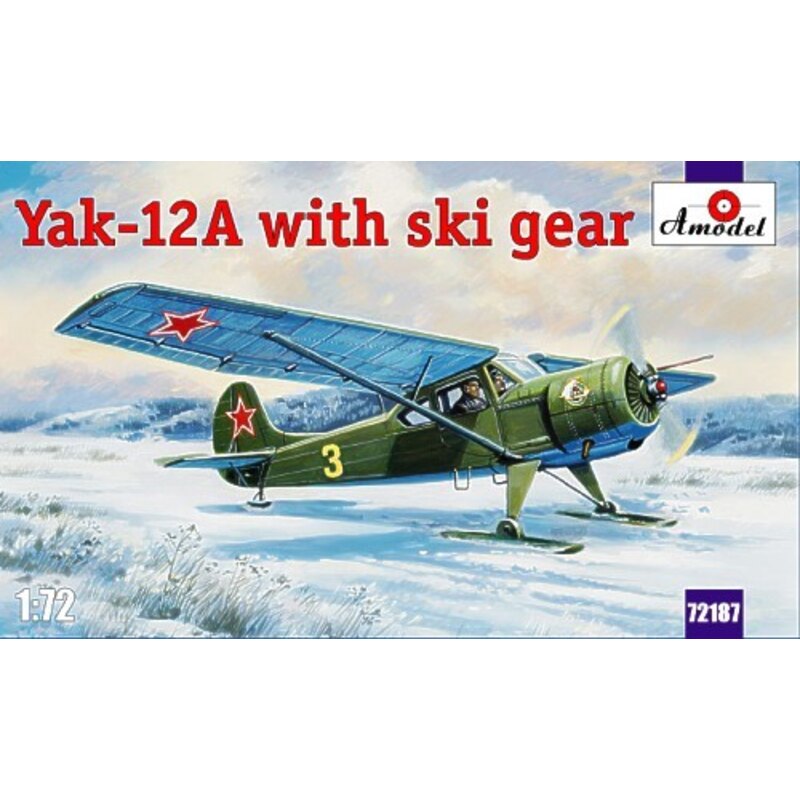 Yakovlev Yak-12A with ski gear