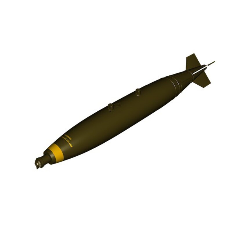 Mk.82 Bomb (2 pcs) One of the most commonly used type of modern American bombs, the 500lb Mk.82, saw the service for the very fi