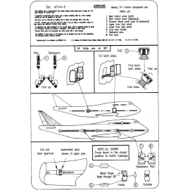 Re-released! Boeing 747 Jumbo interior (designed to be assembled with model kits from Airfix) 