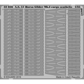 Airspeed A.S.51 Horsa Glider Mk.I cargo seatbelts (designed to be used with Bronco Models kits)